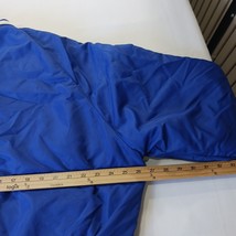 Vintage Dunbrooke Pla-Jac Jacket Men's XL Blue Satin Snap Front Made USA 90s image 8