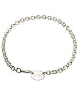 Tiffany &amp; Co Sterling Silver 925 "Return To" Oval Tag Necklace 15.5" inc... - $730.15