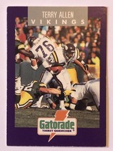 Terry Allen Minnesota Vikings 1994 Police-Sponsored Gatorade NFL Football Card - £0.77 GBP