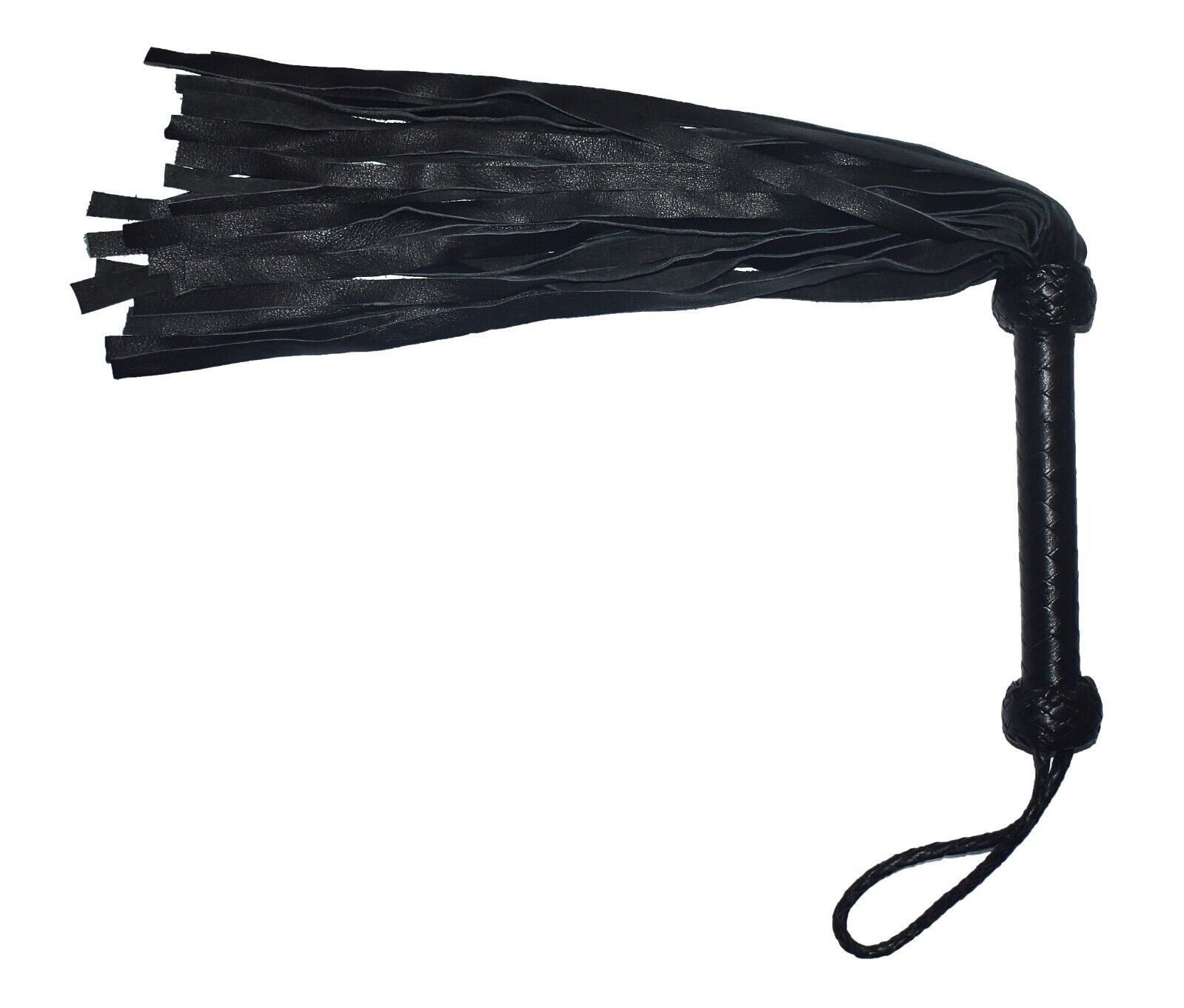 BDSM Genuine Cow Hide Thick Leather Flogger 35 Tails Heavy &amp; Thuddy impa... - $16.82