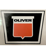 Oliver tractor  decal sticker ...original radiator badge front grille  - $94.84 MXN
