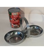 Chase Chrome Art Deco Double Candy Nut Dish Handle MCM Retro Whale Fish - $28.04