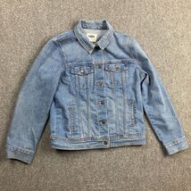 Old Navy Denim Jacket Women&#39;s Medium Blue Trucker Front Pockets Cotton B... - $438.49 MXN