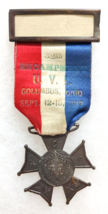 Civil War Union Veterans Legion Medal Uvl Badge National Encampment &#39;17 Columbus - £150.90 GBP