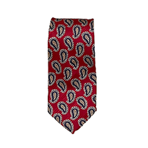 Robert Talbott Best Of Class Mens Tie Red Blue Floral Silk 57.5&quot;L X 3.75... - $25.45