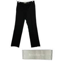 Liz Claiborne Sloane Black Trouser Pants Sz 4 Business Attire - £13.62 GBP