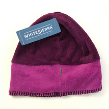 White Sierra Youth Kids Cozy Beanie Fleece Purple Two Tone S/M Unisex - £3.92 GBP