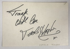 Finola Hughes Signed Autographed 4x6 Index Card - $15.00