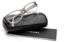 Chanel 3172 c.1144 Grey Eyeglasses Glasses Frame 53-16-135 B30mm Italy - £144.88 GBP