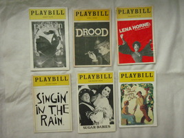 Broadway Playbill musicals choice of show from lot 1980s - $4.95+