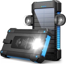 Solar Power Bank 38800mAh Solar Charger with Suction Cup Mount Three Modes Flash - £34.59 GBP