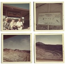 Vtg 1960&#39;s Ajo Arizona Photo Lot of 4 Phelps Dodge Corp Open Pit Copper Mine - £9.84 GBP