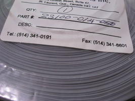 50 Ft. Roll of Hitachi 23100-014 Flat Ribbon Cable 14 Conductor 28AWG 300V Gray - $28.49