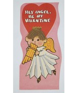 VINTAGE VALENTINE CARD HEY ANGEL BE MY VALENTINE 1960s - €6,86 EUR