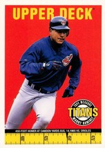 1998 Upper Deck Tape Measure Titans  Manny Ramirez 11 Indians - £1.95 GBP