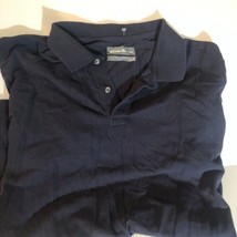 Eddie Bauer Blue Polo short Sleeve Shirt XL - $7.91