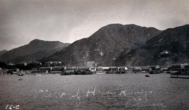 Vintage Photo; View Of Hong Kong, China From The U.S.S. Wilmington; Circa 1912 - £11.72 GBP