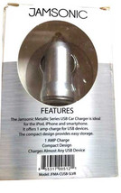 ✅ Jamsonic Universal USB Car Charger 1AMP SILVER - $6.99