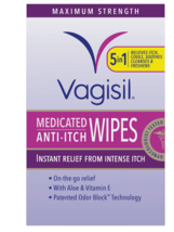 Vagisil Anti-Itch Medicated Wipes 12.0ea - £19.10 GBP