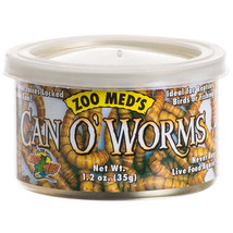 Zoo Med Can O&#39; Worms: Retorted Mealworms for Reptiles and Birds - $4.90+