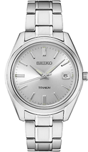 Seiko Essential Men&#39;s Watch Titanium SUR369 - £232.54 GBP