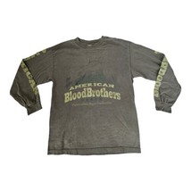 Ted Nugent&#39;s American Blood Brothers Distressed Long Sleeve T-Shirt Men&#39;... - $38.57