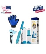 Dog Cat Pet Fur Hair &amp; Lint Remover With Self Cleaning Base Reusable Gro... - $24.86 CAD
