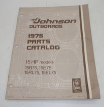 1975 Johnson Outboard Parts Catalog 15 HP - $16.98