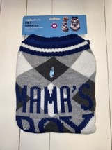 Vibrant Life Dog Sweater “Mama’s Boy” (Size M) 20-50 LBS, New - £11.18 GBP