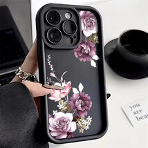 Purple Flowers Case For IPhone 16 16E 15 Cover IPhone 11 14 12 13 Pro - $16.82+