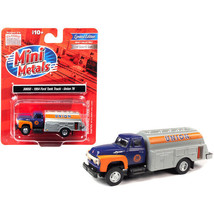 1954 Ford Tanker Truck Dark Blue and Orange &quot;Union 76&quot; 1/87 (HO) Scale Model ... - £24.78 GBP