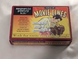 MOVIE LINES FRIDGE MAGNETIC POETRY KIT BRAND NEW! - £18.13 GBP