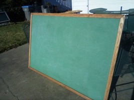 Vintage Antique School Chalkboard Double Sided Huge Chalkboard USED - £71.76 GBP