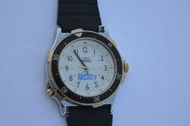 Vtg Men&#39;s Timex  Indiglo WINSTON SELECT advertisement watch Rotating bezel Runs - £44.09 GBP