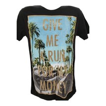 Ring of Fire &#39;Give Me A Run For My Money&#39; Mens Black SS T-Shirt Size S - £19.98 GBP