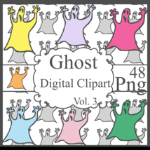Ghost Digital Clipart Vol. 3 - £0.99 GBP