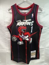 Tracy McGrady Mitchell &amp; Ness Toronto Raptors 98-99 Black Swingman Jersey Size S - £78.32 GBP