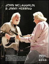 John McLaughlin &amp; Jimmy Herring 2017 PRS guitar advertisement 8 x 11 ad print - $4.01