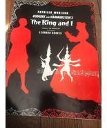 THE KING AND I Souvenir Tour Program LEONARD GRAVES PATRICIA MORISON - $11.46 CAD