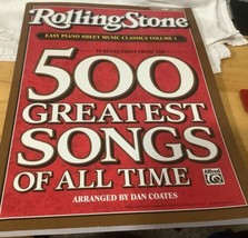 Rolling Stone Easy Piano Sheet Music Classics Volume 1 Greatest Song Collection - £10.37 GBP