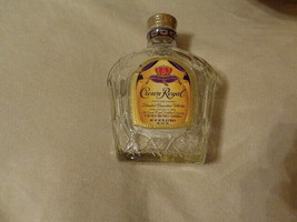 Empty Crown Royal Canadian Whiskey Bottle With Top * 375 Ml * - £10.09 GBP