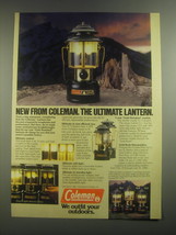 1984 Coleman CL 2 Lantern Ad - New From Coleman. The Ultimate Lantern - $18.49