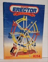 Meccano Erector Motorized Ferris Wheel Instruction Manual For Set #8256  - $9.95