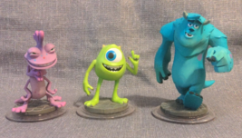 Disney Infinity 1.0 Figures - Monsters, Inc. - Sully, Randall &amp; Mike - Used - £10.09 GBP