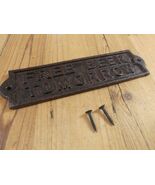 FREE BEER TOMORROW DOOR PLAQUE GARDEN SIGN RANCH WALL DECOR MAN CAVE CAS... - $23.93 CAD