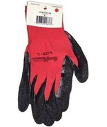 ComfiGrip Latex Crinkle Texture Red Gloves 12/pk - £15.18 GBP