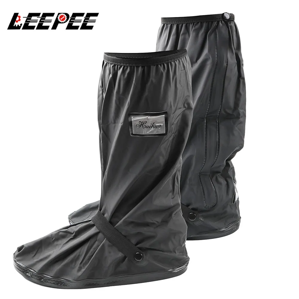 Reusable Motorcycle Scooter Dirt Bike Rain Shoes Cover Non-Slip Boot Covers - £13.02 GBP+