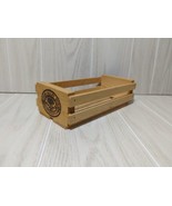 Wooden small crate Napa Valley Box CA Winged Wheel Produce holds cassett... - $15.14