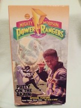 Mighty Morphin Power Rangers VHS Putty on the Brain Black Ranger - $56.10