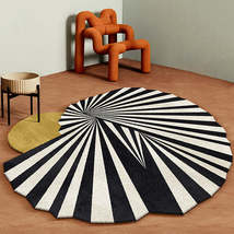 Shaped Fan Multi Color Rug,Cut Pile Hand Tufted Rug,Soft Rug,Area Rug,Kids Rug. - £191.80 GBP+